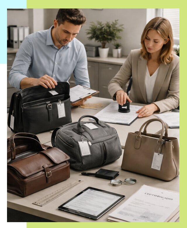 Сертификация сумок в Великом Устюге от 7634 руб. | Алешин-Влс