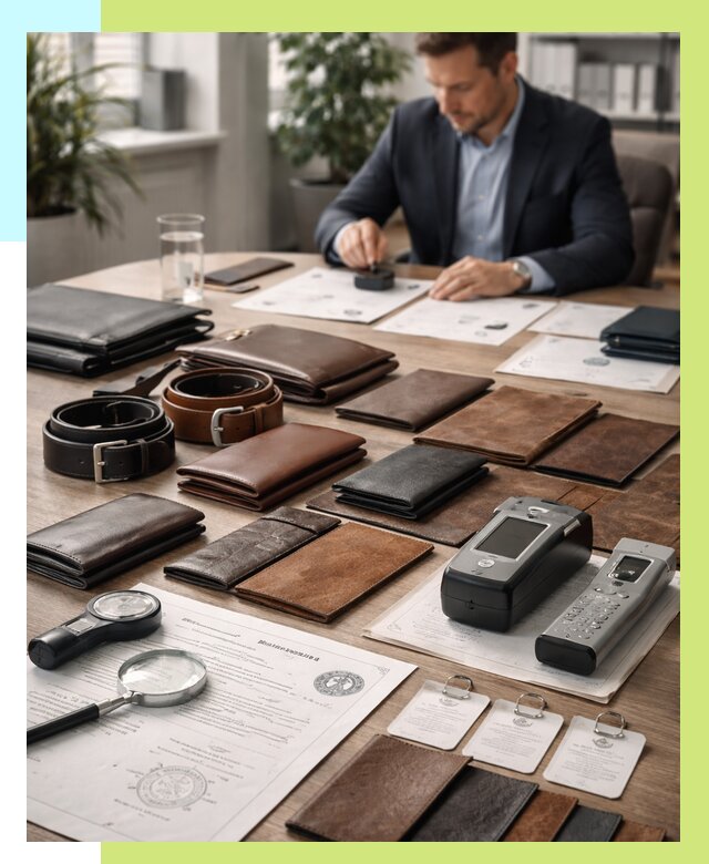 Сертификация кожаных изделий в Великом Устюге от 12215 р. | Алешин-Влс