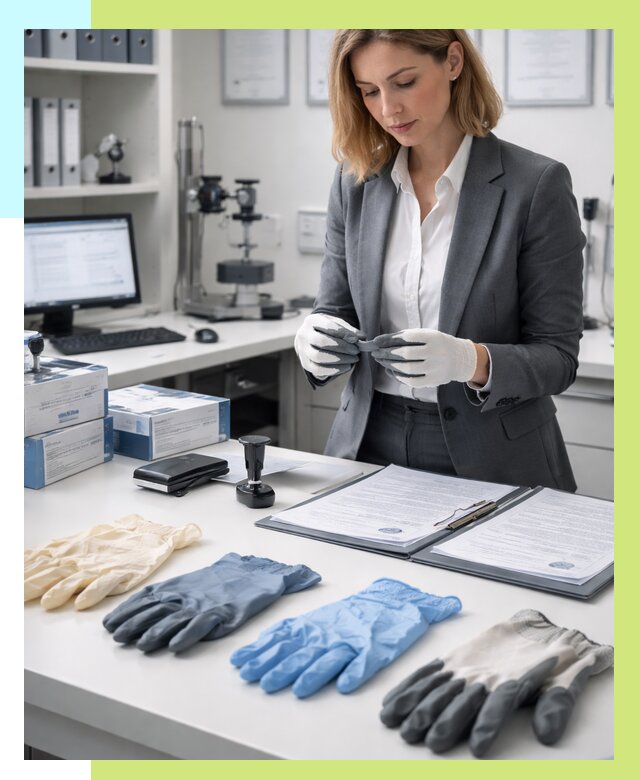 Сертификация перчаток в Великом Устюге от 8652 р. | Алешин-Влс