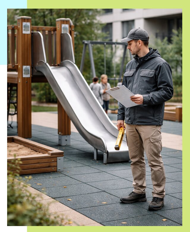 Сертификация детских площадок в Великом Устюге от 25448 р. | Алешин-Влс