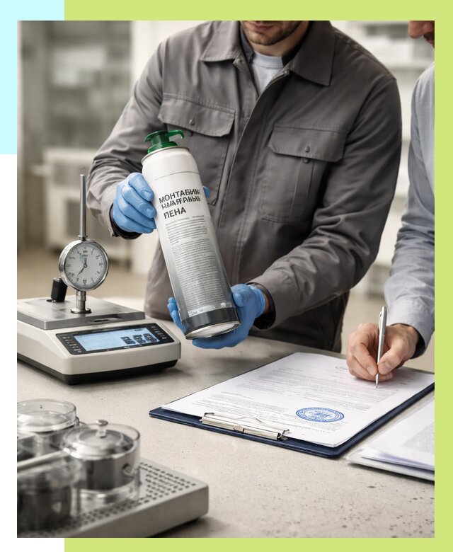 Сертификация монтажной пены в Великом Устюге от 15269 р. | Алешин-Влс