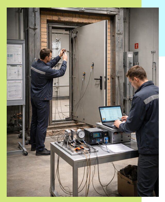 Сертификация противопожарных дверей в Великом Устюге по ГОСТ и ТР