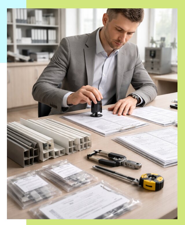 Сертификация ПВХ продукции в Великом Устюге от 8652 р., Алешин-Влс