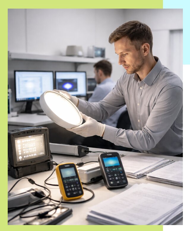 Сертификация светильников в Великом Устюге: испытания и оформление