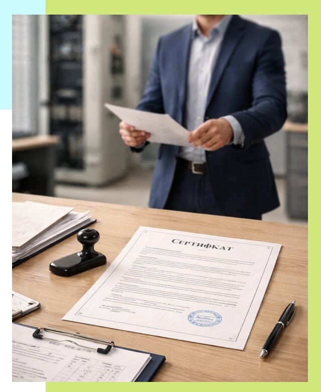 Сертификат на оборудование в Великом Устюге от 15269 р. | Алешин-Влс