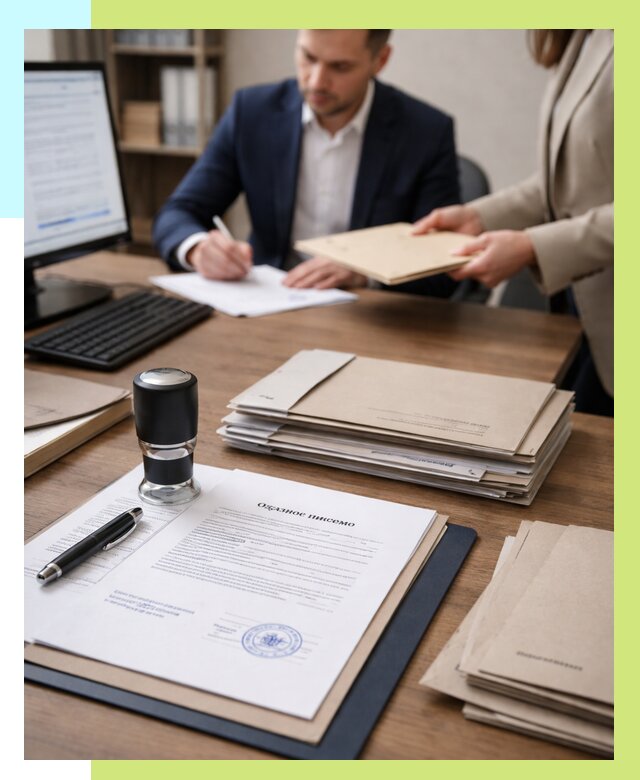 Отказное письмо для таможни в Великом Устюге от 3054 р, Алешин-Влс