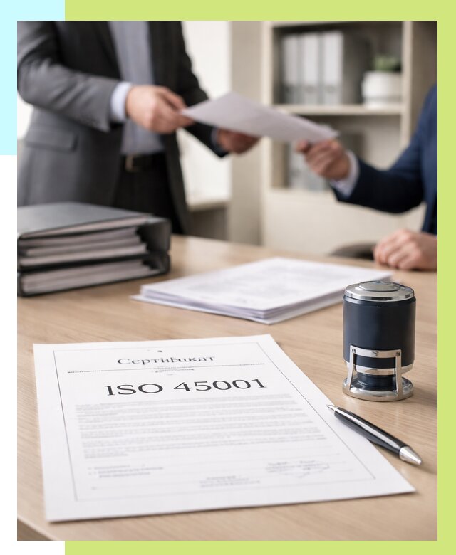 Сертификат ISO 45001 в Великом Устюге под ключ от 45806 р. | Алешин-Влс