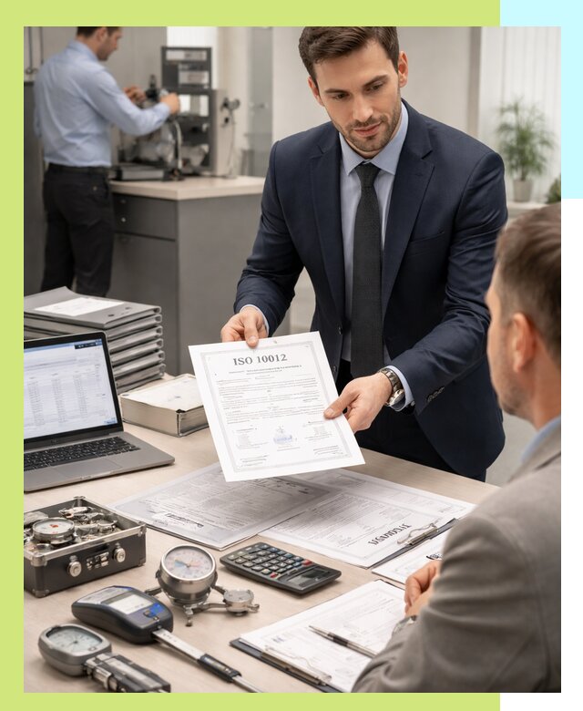 Выдача сертификата ISO 10012 по требованиям метрологии в Великом Устюге